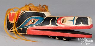 Pacific Northwest Coast Indian Haida Raven mask