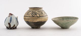 Korean Ceramics, Including Goryeo Celadon Bowl