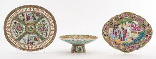 Chinese Export Famille Rose Dishes, 3