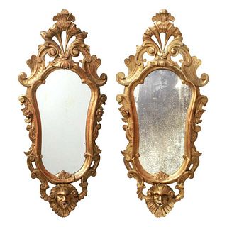 Italian Baroque Revival Giltwood Mirrors