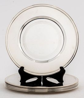 Christofle Silver-Plate Chargers, Set of 12