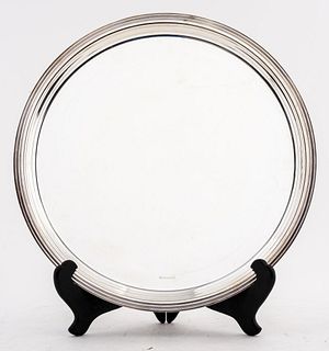 Christofle Silver-Plate Round Platter