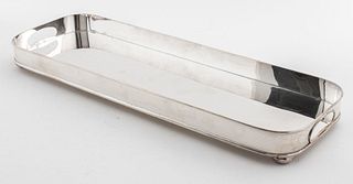 Modernist Silver-Plate Tray