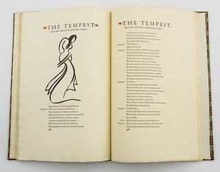 Grabhorn Press Edition, The Tempest by Shakespeare