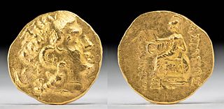 Thracian Kingdom Gold Stater of Lysimachus