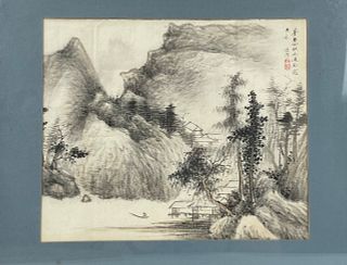 A Chinese Paintingy Chinese Painting 18th-19th Century