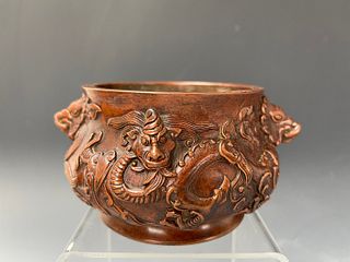 A Chinese Copper Bronze Censer With Xuande Mark