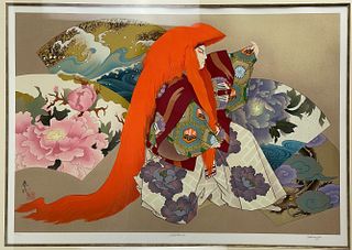 Morita Haruyo Masatsune Japanese Serigraph