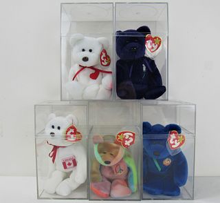 Seven TY Beanie Babies Collection 1998