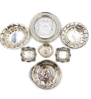 Lot of Sterling Silver Small Dishes