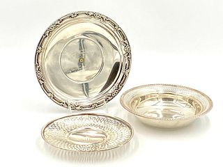 Three Assorted Sterling Dishes