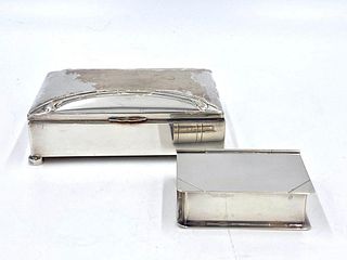Two Silver Plated Boxes