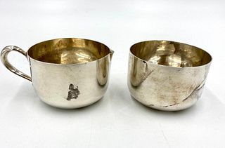 Webster Sterling Silver Cream and Sugar