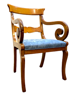 American Maple Scroll Armchair