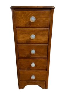 Maple or Pine  Chest of Drawers, Early 20thc.