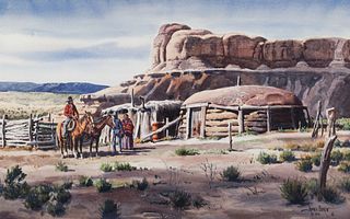 James Boren (1921–1990) – Indian Ranch (1973) 