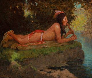 Eanger Irving Couse (1866–1936) – Repose 