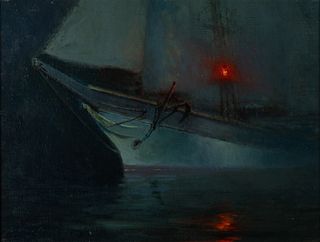 Sydney Laurence (1865–1940) – Night on Cook Inlet (Ca. 1925) 