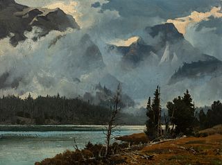 Ogden M. Pleissner (1905–1983) – Wyoming Landscape 