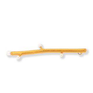 Golden Twig Pin