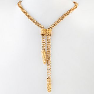 Zolotos 22k Gold Link Necklace