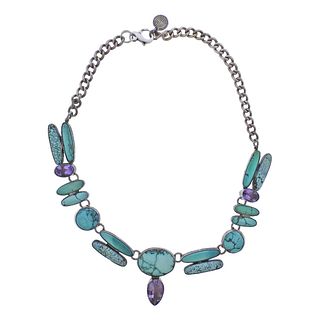 Echo of the Dreamer Sterling Turquoise Necklace