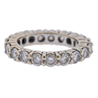 4.40ctw Diamond 14k Gold Eternity Wedding Band Ring