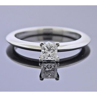 Tiffany & Co 0.31ct F VS2 Princess Diamond Engagement RIng
