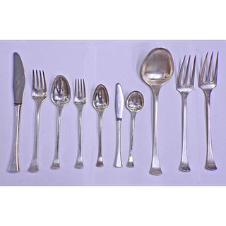 Hans Hansen Kristine Sterling Silver Place Setting for 14 9pc