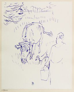 Pierre Bonnard (After) - Untitled (Grazing Cow)