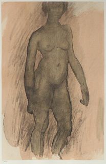 Auguste Rodin - Aquarelle XII