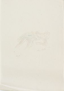 Auguste Rodin - Untitled III from Elegies Amoureuses