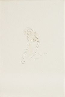 Auguste Rodin - Untitled IV from Elegies Amoureuses