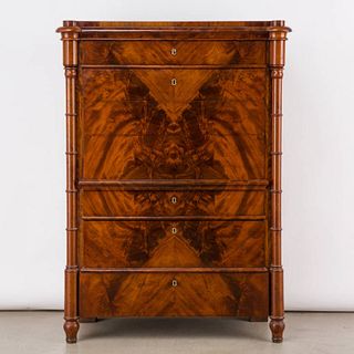 French Louis Philippe Period Mahogany Secrétaire