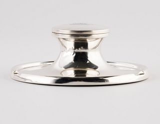 Weighted Sterling Silver Capstan - Inkwell