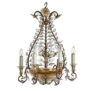STYLE OF MAISON BAGUES Chandelier