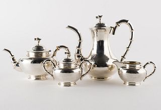 Chinese Export Sterling Tea & Coffee Service