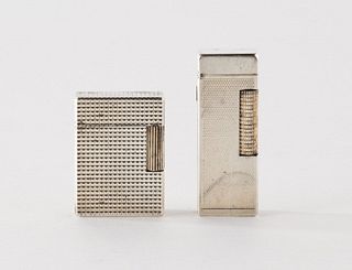Vintage Silver Plated Dupont & Dunhill Lighters