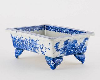 Chinese Blue & White Porcelain Jardinière