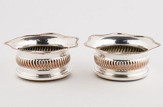 Pair of Silver Plated Decanter Slides