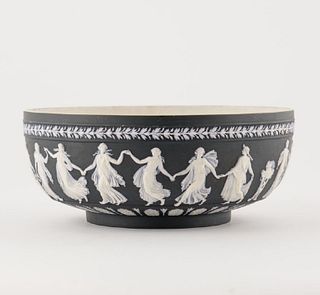 Wedgwood Black Jasperware Porcelain Bowl