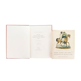 Linati, Claudio. Trajes Civiles, Militares y Religiosos de México (1828). México, 1956 / 1979. Ediciones Facsimilares. Piezas: 2.