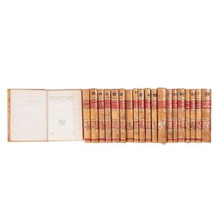 Colección de “Bibliófilos Mexicanos”. Autores y Títulos Varios. México: Ediciones Oasis, 1959 - 1969 y 1978. Piezas: 20.