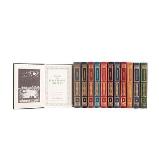 Colección The Easton Press, Poesía. Norwalk, Connecticut: The Easton Press, 1995. Shakespeare, Eliot, Byron, Tennys... Pzs: 12.