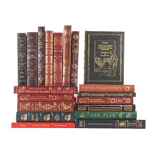 The Easton Press. The Collector´s Library of Famous Editions. Don Juan, The Tempest, Argonautica, The GRapes of Wrath... Piezas: 19.