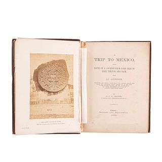 Becher, H. C. R. A. Trip to Mexico Being Notes of a Journey from Lake Erie to Lake Tezcuco... Toronto, 1880. 20 albuminas.