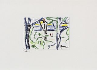Roy Lichtenstein - Landscape with Figures