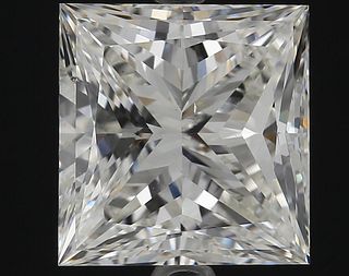 3.59 ct., H/VS2, Princess cut diamond, unmounted, GM-0360
