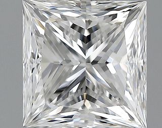 1 ct., E/VS1, Princess cut diamond, unmounted, VM-1715