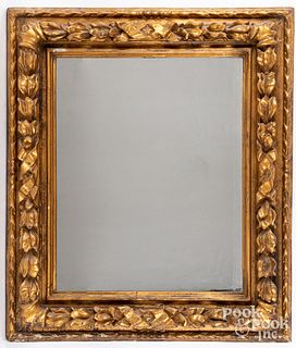 Two early giltwood frames